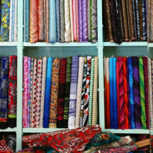 Different fabrics used to make outdoor cushions